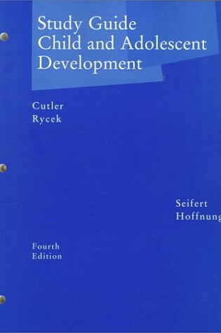 Cover of Study Guide Child and Adolescent Development