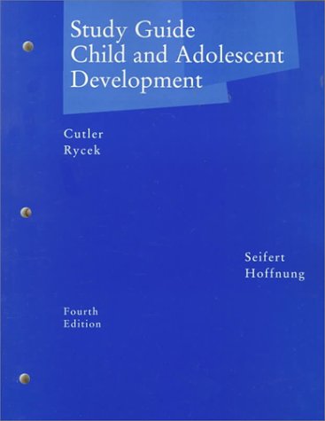 Book cover for Study Guide Child and Adolescent Development