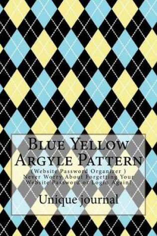 Cover of Blue Yellow Argyle Pattern