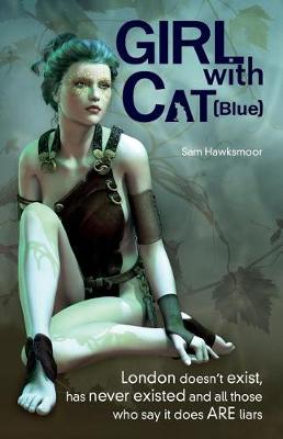 Book cover for Girl with Cat (Blue)