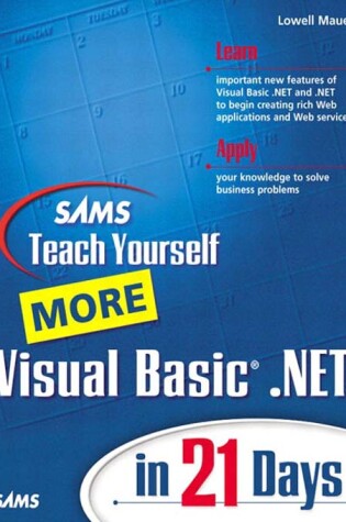 Cover of Sams Teach Yourself More Visual Basic .Net in 21 Days