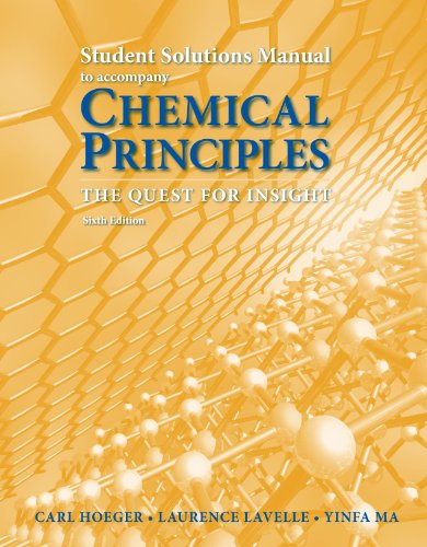 Book cover for Student's Solutions Manual for Chemical Principles