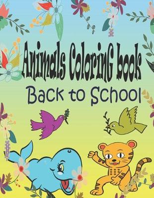 Book cover for Animals Coloring Book