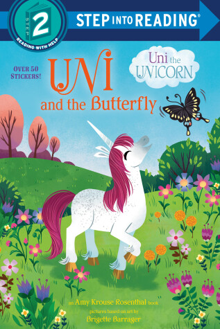 Book cover for Uni and the Butterfly (Uni the Unicorn)