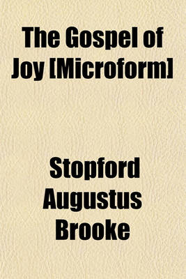 Book cover for The Gospel of Joy [Microform]