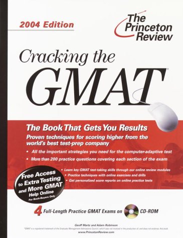 Book cover for Cracking GMAT W/CD 2004
