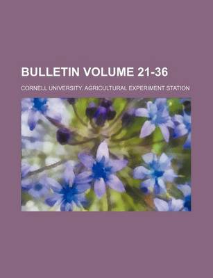 Book cover for Bulletin Volume 21-36