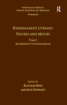 Book cover for Volume 16, Tome I: Kierkegaard's Literary Figures and Motifs