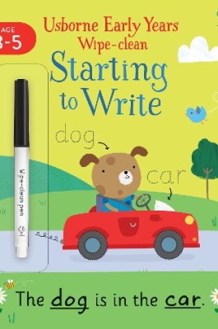 Cover of Early Years Wipe-Clean Starting to Write