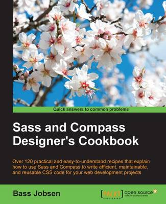 Book cover for Sass and Compass Designer's Cookbook