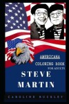 Book cover for Steve Martin Americana Coloring Book for Adults