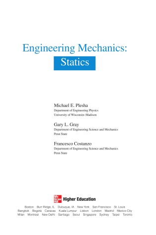 Cover of Engineering Mechanics
