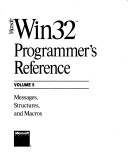 Book cover for Win32 Application Programming Interface Reference