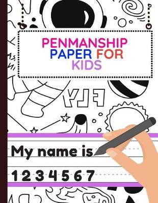 Book cover for Penmanship Paper for Kids