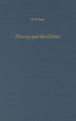 Book cover for Nestroy and the Critics