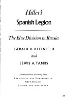 Book cover for Hitler's Spanish Legion