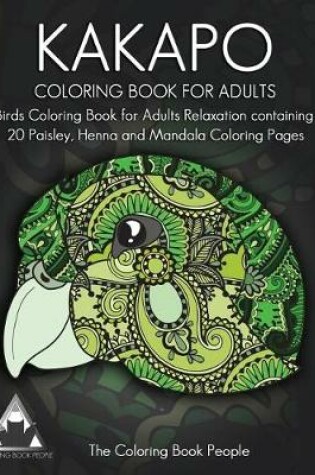 Cover of Kakapo Coloring Book For Adults
