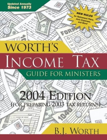 Book cover for Worth's Income Tax Guide for Ministers 2004