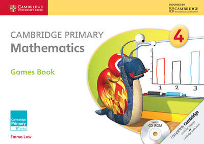 Book cover for Cambridge Primary Mathematics Stage 4 Games Book with CD-ROM