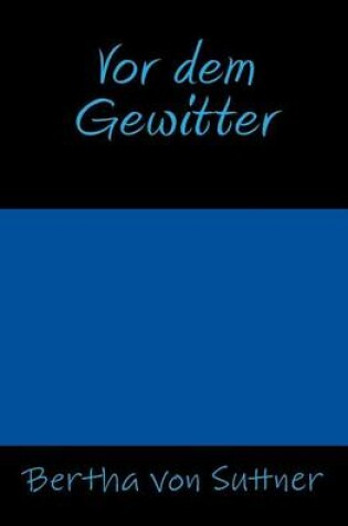 Cover of Vor dem Gewitter