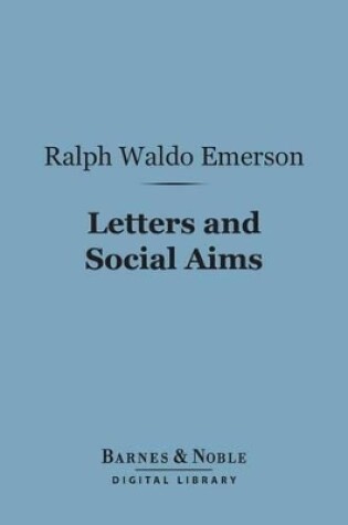 Cover of Letters and Social Aims (Barnes & Noble Digital Library)