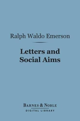 Cover of Letters and Social Aims (Barnes & Noble Digital Library)