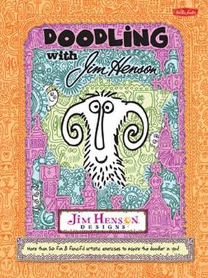 Book cover for Doodling with Jim Henson