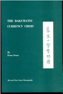 Cover of The Bakumatsu Currency Crisis