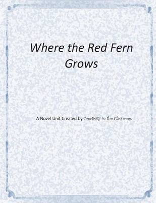 Book cover for Where the Red Fern Grows