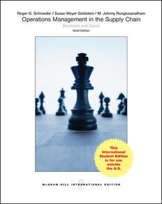 Book cover for Operations Management in the Supply Chain: Decisions and Cases