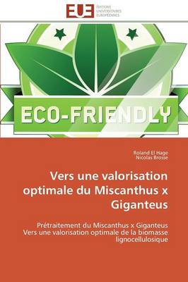 Book cover for Vers Une Valorisation Optimale Du Miscanthus X Giganteus