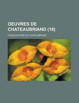 Book cover for Oeuvres de Chateaubriand (18)