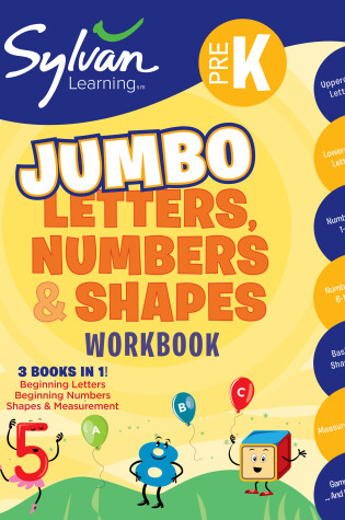 Cover of Pre-K Letters, Numbers & Shapes Jumbo Workbook