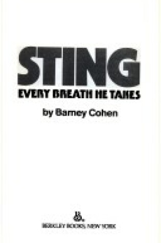 Cover of Sting