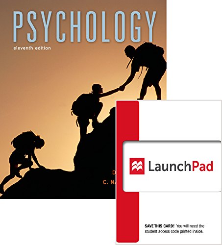 Book cover for Psychology plus LaunchPad