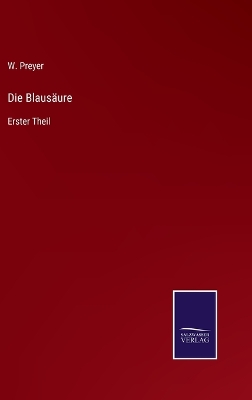 Book cover for Die Blausäure