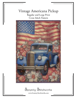 Book cover for Vintage Americana Pickup Cross Stitch Pattern