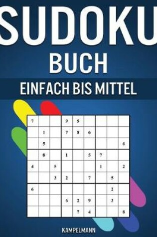 Cover of Sudoku Buch Einfach bis Mittel
