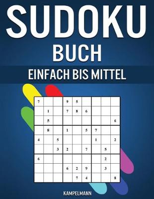 Book cover for Sudoku Buch Einfach bis Mittel