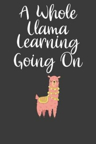 Cover of A Whole Llama Learning Going On