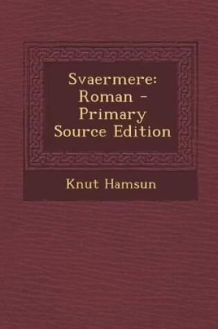 Cover of Svaermere