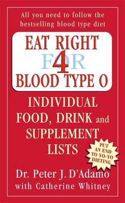 Book cover for Eat Right for Blood Type O