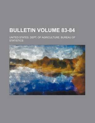 Book cover for Bulletin Volume 83-84