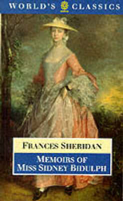 Book cover for Memoirs of Miss Sidney Biddulph