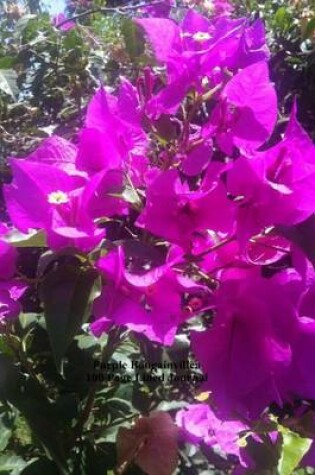 Cover of Purple Bougainvillea 100 Page Lined Journal