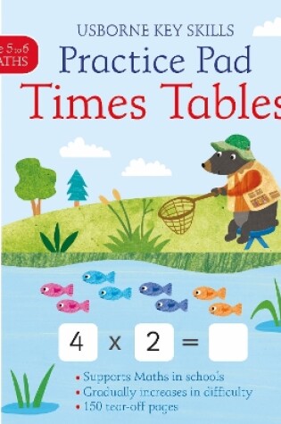 Cover of Times Tables Practice Pad 5-6