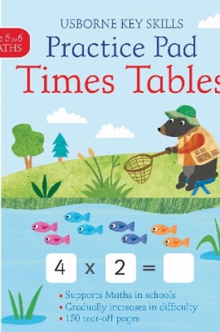 Cover of Times Tables Practice Pad 5-6