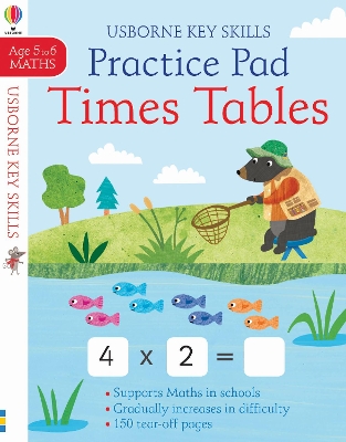 Cover of Times Tables Practice Pad 5-6