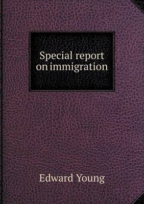 Book cover for Special report on immigration