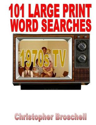 Book cover for 101 Large Print TV Word Searches